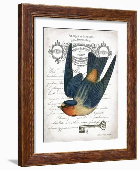 French Swallow I-Gwendolyn Babbitt-Framed Art Print