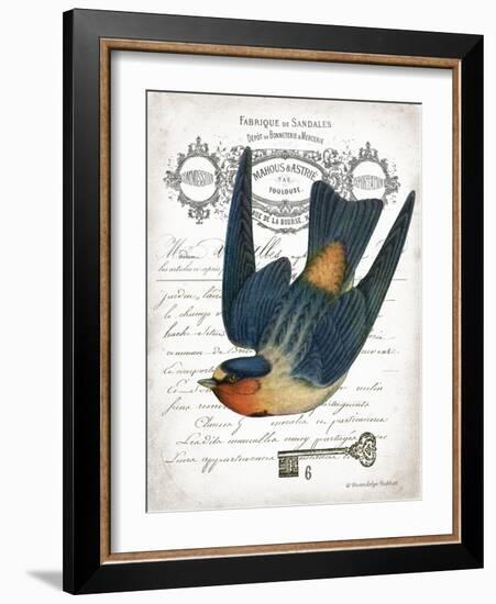 French Swallow I-Gwendolyn Babbitt-Framed Art Print