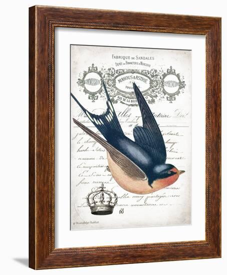 French Swallow II-Gwendolyn Babbitt-Framed Art Print