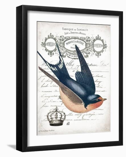 French Swallow II-Gwendolyn Babbitt-Framed Art Print