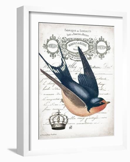 French Swallow II-Gwendolyn Babbitt-Framed Art Print