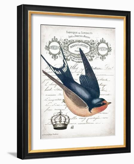 French Swallow II-Gwendolyn Babbitt-Framed Art Print