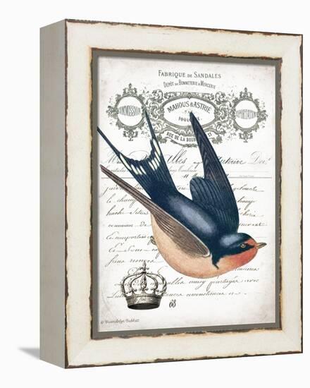 French Swallow II-Gwendolyn Babbitt-Framed Stretched Canvas