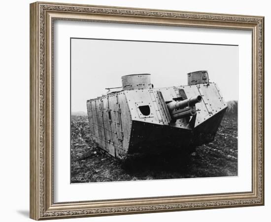 French Tank WWI-Robert Hunt-Framed Photographic Print