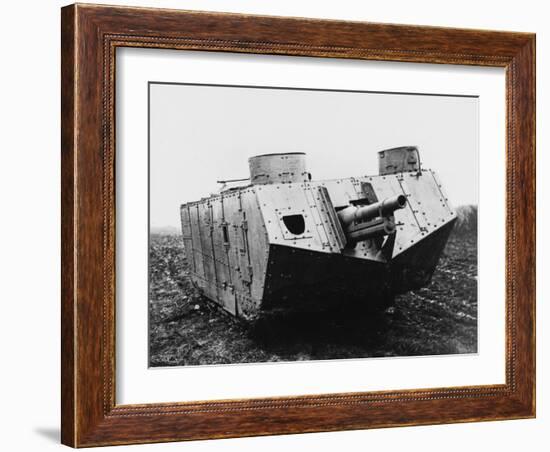 French Tank WWI-Robert Hunt-Framed Photographic Print