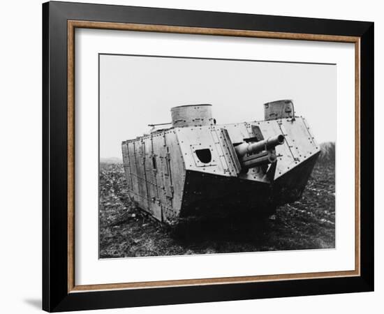 French Tank WWI-Robert Hunt-Framed Photographic Print