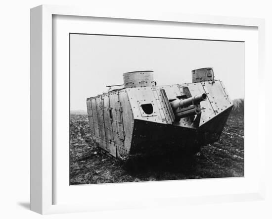 French Tank WWI-Robert Hunt-Framed Photographic Print