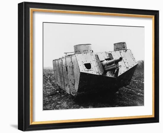 French Tank WWI-Robert Hunt-Framed Photographic Print