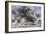 French Tanks in Action Towards the End of the War-Francois Flameng-Framed Art Print