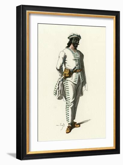 French Theatre, Beronte-Maurice Sand-Framed Art Print