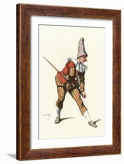 French Theatre, Nivelet-Maurice Sand-Framed Art Print