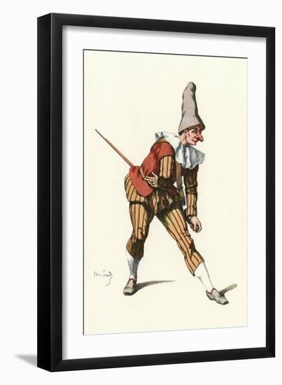 French Theatre, Nivelet-Maurice Sand-Framed Art Print