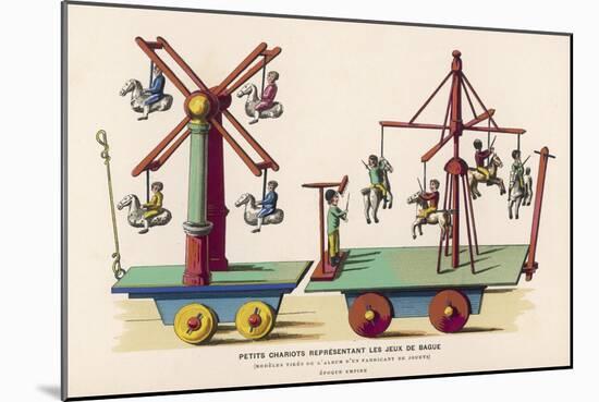 French Toys of Fairground Amusements-null-Mounted Art Print