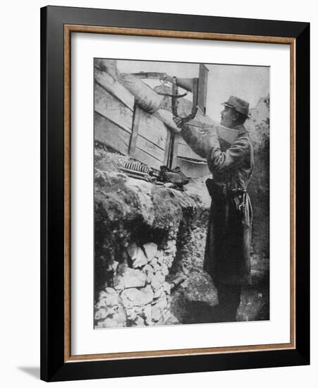 French Trench Periscope Rifle, 1915-null-Framed Giclee Print