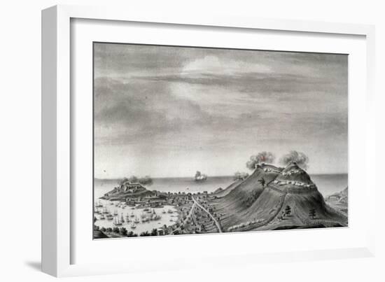 French Troops Occupy Grenada, July 1779, American War of Independence, Grenada-null-Framed Giclee Print