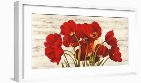 French Tulips-Serena Biffi-Framed Art Print