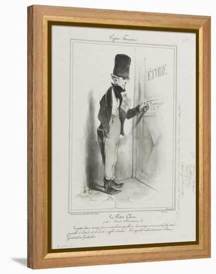 French Types-Honore Daumier-Framed Premier Image Canvas