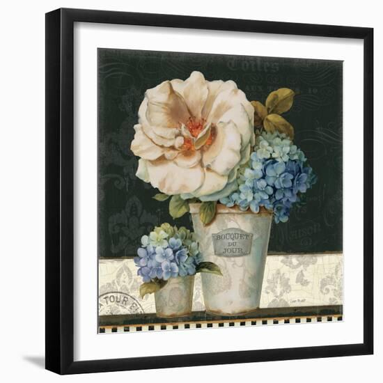 French Vases II-Lisa Audit-Framed Art Print