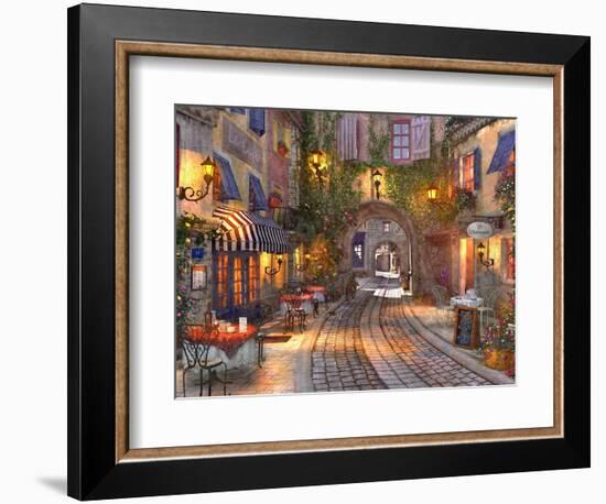 French Walkway (Variant 1)-Dominic Davison-Framed Premium Giclee Print