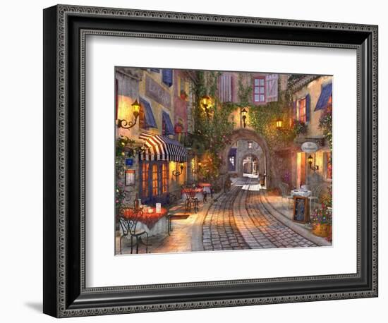 French Walkway (Variant 1)-Dominic Davison-Framed Premium Giclee Print