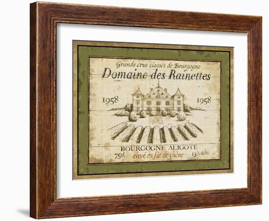 French Wine Label III-Daphne Brissonnet-Framed Art Print