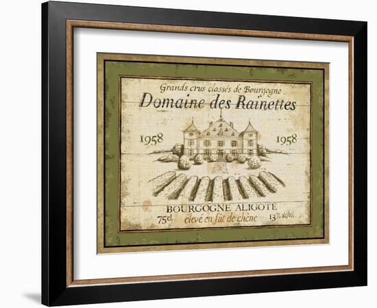 French Wine Label III-Daphne Brissonnet-Framed Art Print