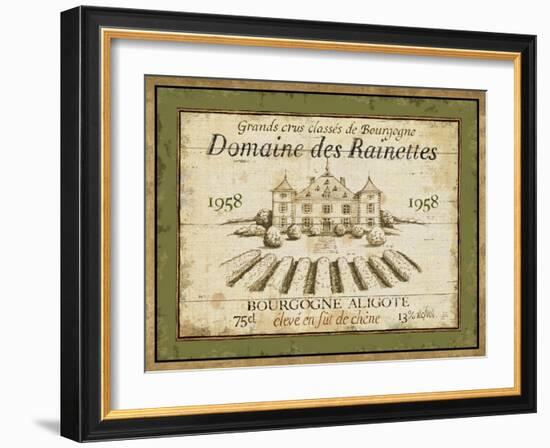 French Wine Label III-Daphne Brissonnet-Framed Art Print