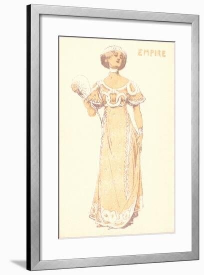 French Women's Fashion, Empire-Found Image Press-Framed Giclee Print