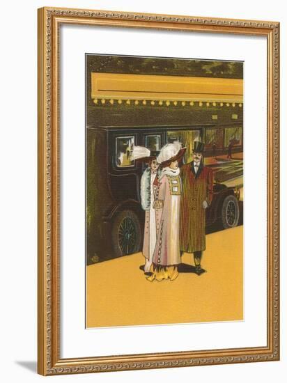 French Women's Fashion-Found Image Press-Framed Giclee Print
