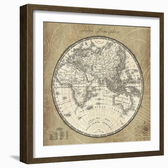 French World Map II-Sue Schlabach-Framed Art Print