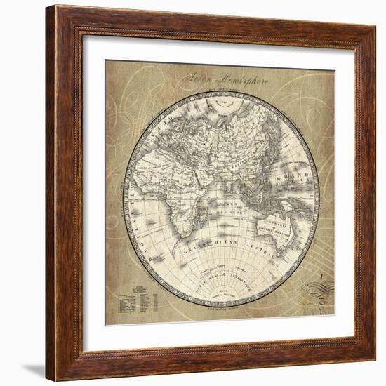 French World Map II-Sue Schlabach-Framed Art Print