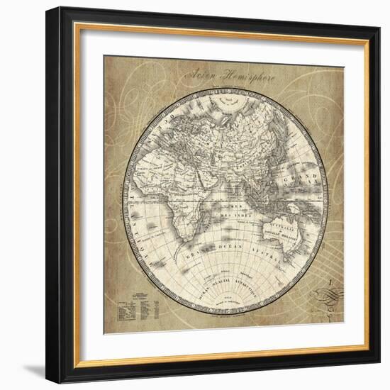 French World Map II-Sue Schlabach-Framed Art Print