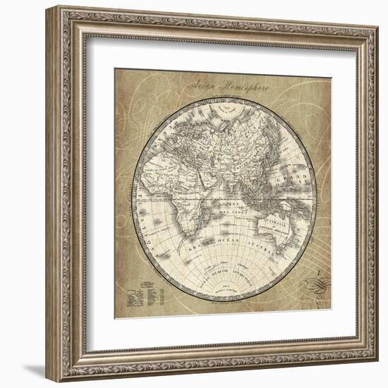 French World Map II-Sue Schlabach-Framed Art Print