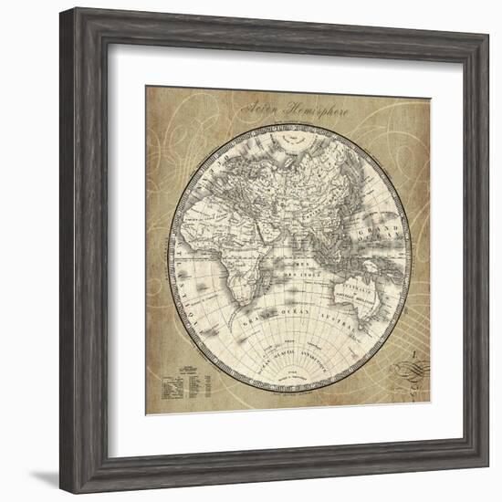 French World Map II-Sue Schlabach-Framed Art Print