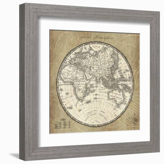 French World Map II-Sue Schlabach-Framed Art Print