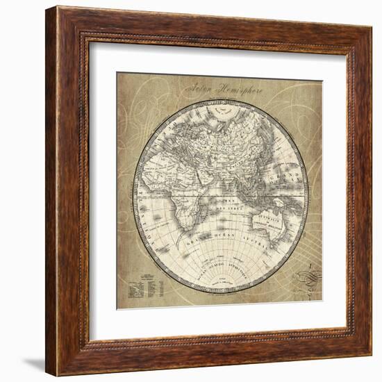 French World Map II-Sue Schlabach-Framed Art Print