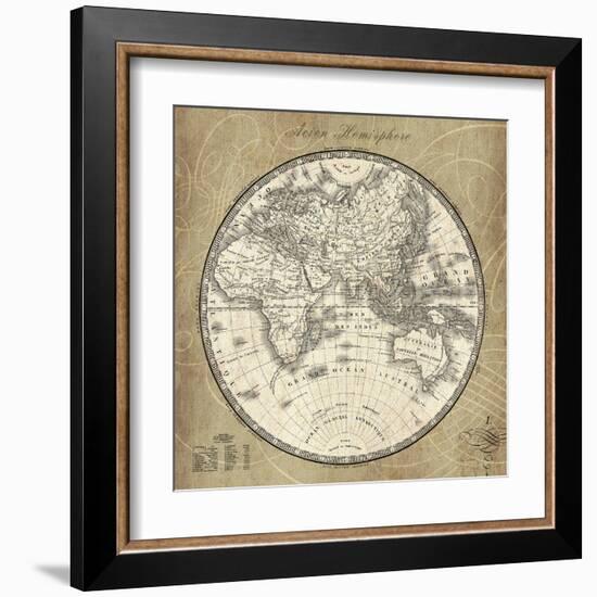 French World Map II-Sue Schlabach-Framed Art Print