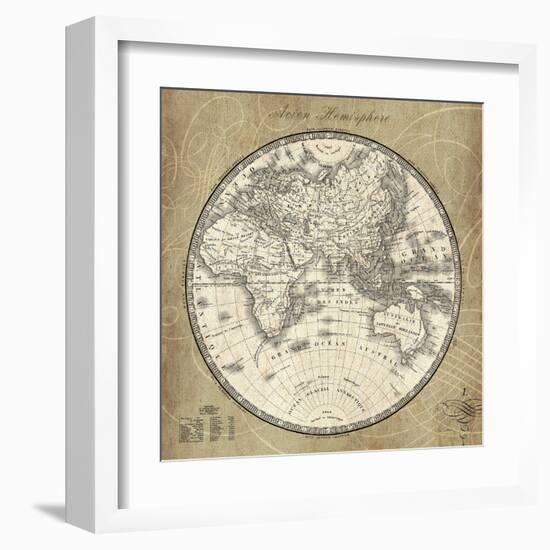 French World Map II-Sue Schlabach-Framed Art Print