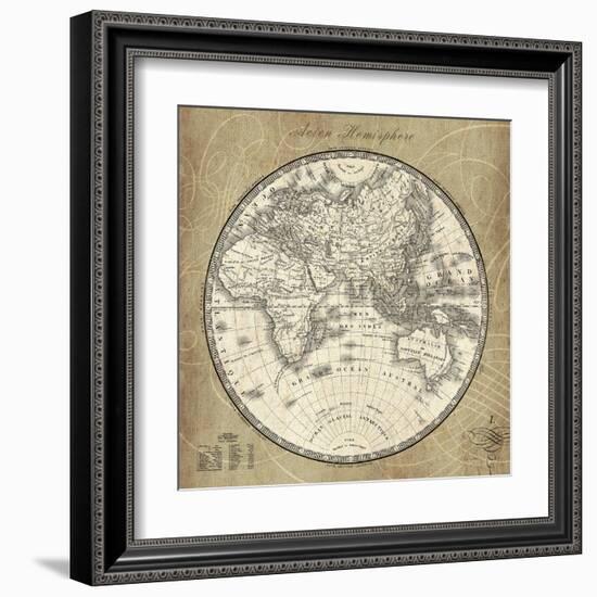 French World Map II-Sue Schlabach-Framed Art Print