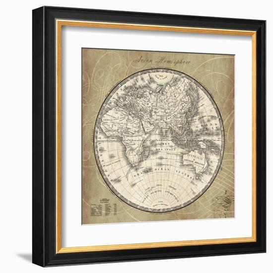 French World Map II-Sue Schlabach-Framed Art Print