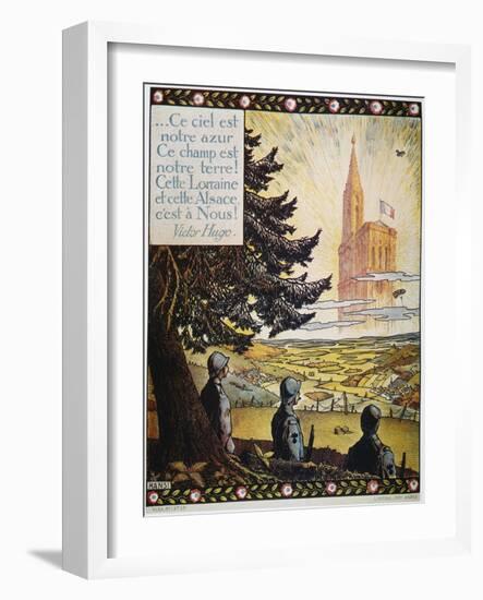 French World War I Poster-Hansi-Framed Giclee Print