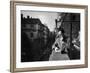 'French Writer Albert Camus Smoking Cigarette on Balcony Outside His ...