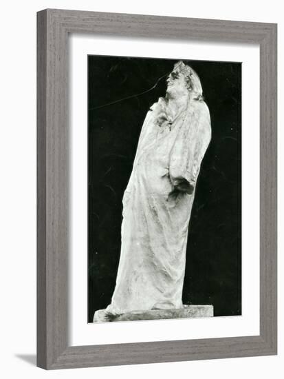 French Writer Honoré De Balzac, 1897 (Stone)-Auguste Rodin-Framed Giclee Print