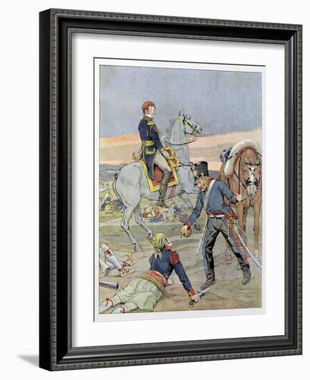 French Writer Victor Hugo as a Child-Jacques de Breville-Framed Art Print