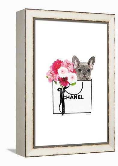 Frenchie & Shopping II-Amanda Greenwood-Framed Stretched Canvas