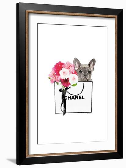 Frenchie & Shopping II-Amanda Greenwood-Framed Art Print