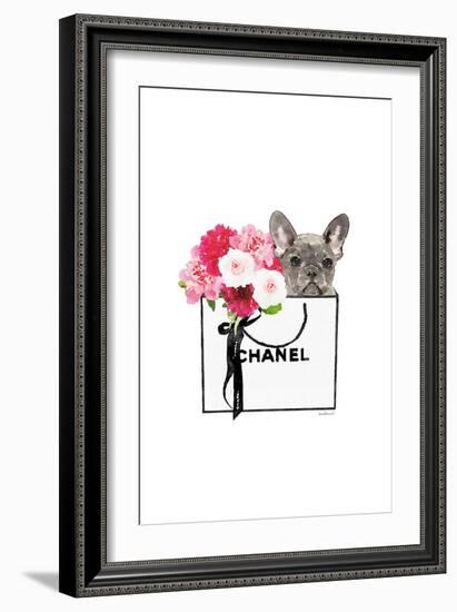 Frenchie & Shopping II-Amanda Greenwood-Framed Art Print