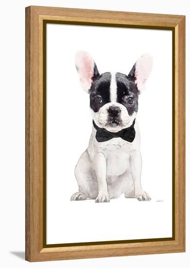 Frenchie V-Amanda Greenwood-Framed Stretched Canvas