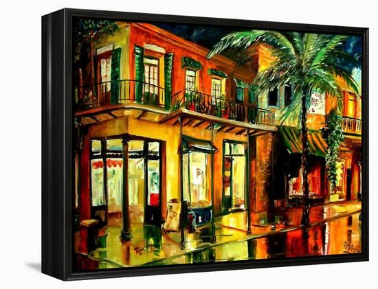 Frenchmans Street In New Orleans-Diane Millsap-Framed Stretched Canvas