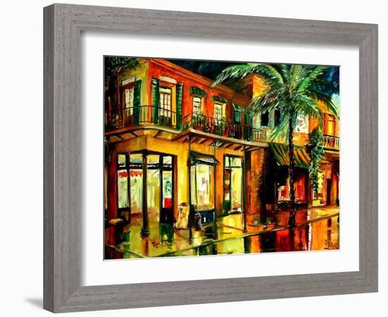 Frenchmans Street In New Orleans-Diane Millsap-Framed Art Print